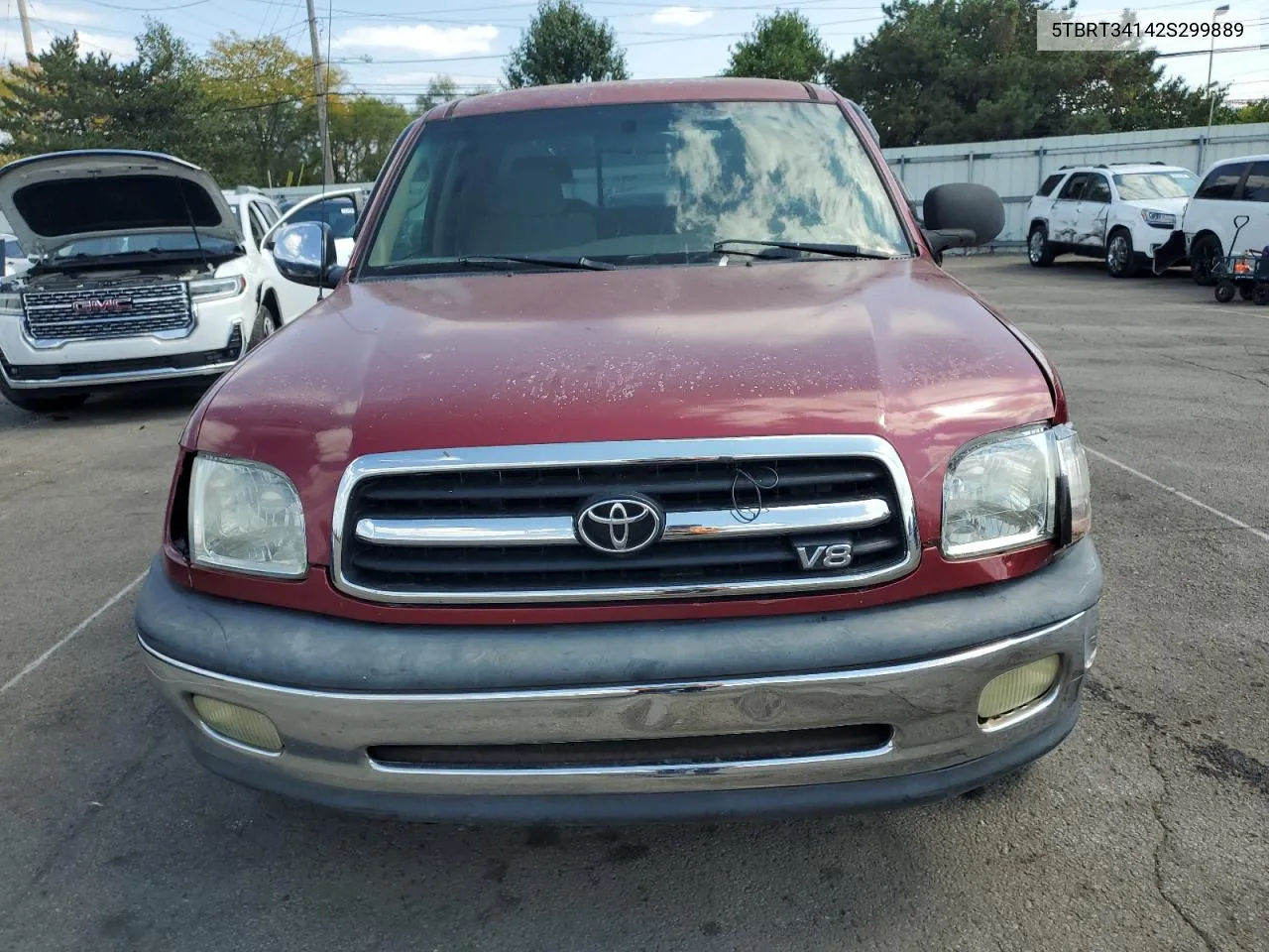 2002 Toyota Tundra Access Cab VIN: 5TBRT34142S299889 Lot: 71885664