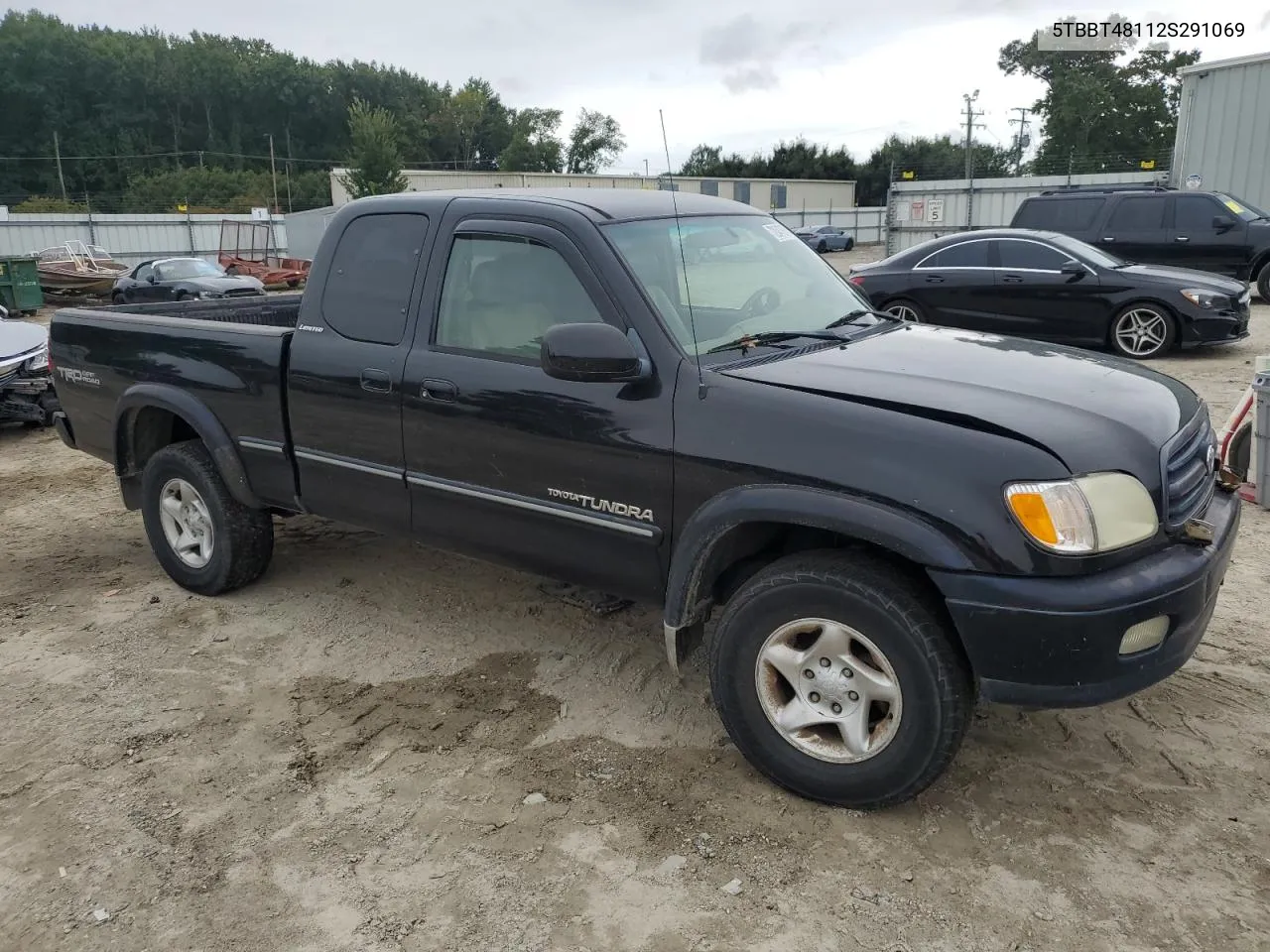 2002 Toyota Tundra Access Cab Limited VIN: 5TBBT48112S291069 Lot: 72047674