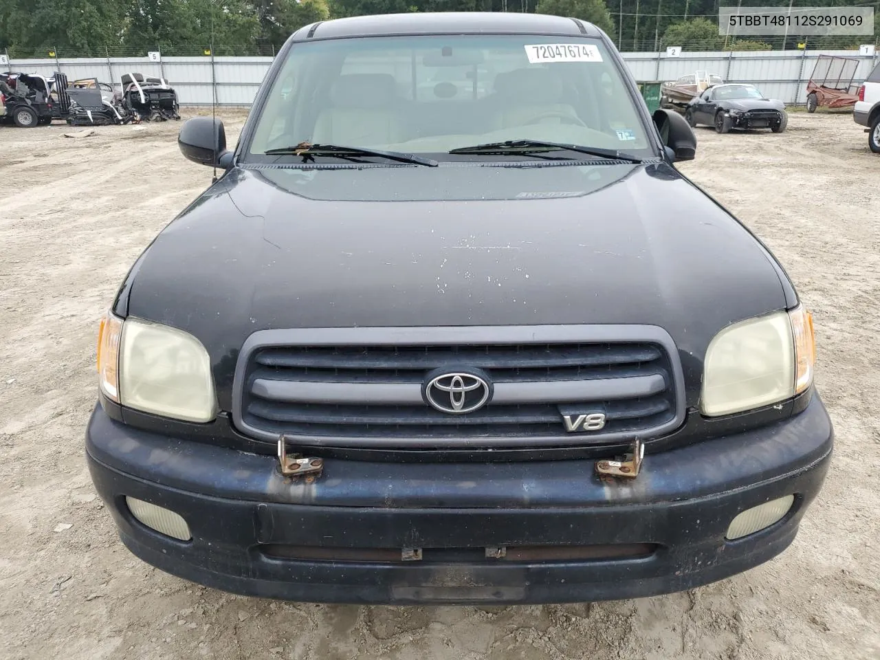 2002 Toyota Tundra Access Cab Limited VIN: 5TBBT48112S291069 Lot: 72047674