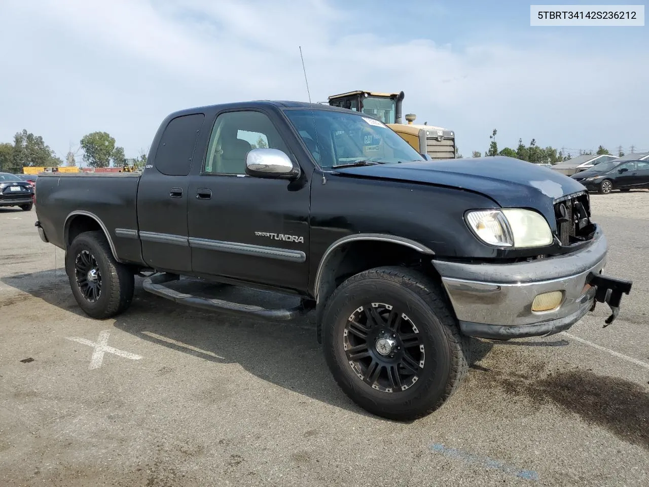 2002 Toyota Tundra Access Cab VIN: 5TBRT34142S236212 Lot: 72598644