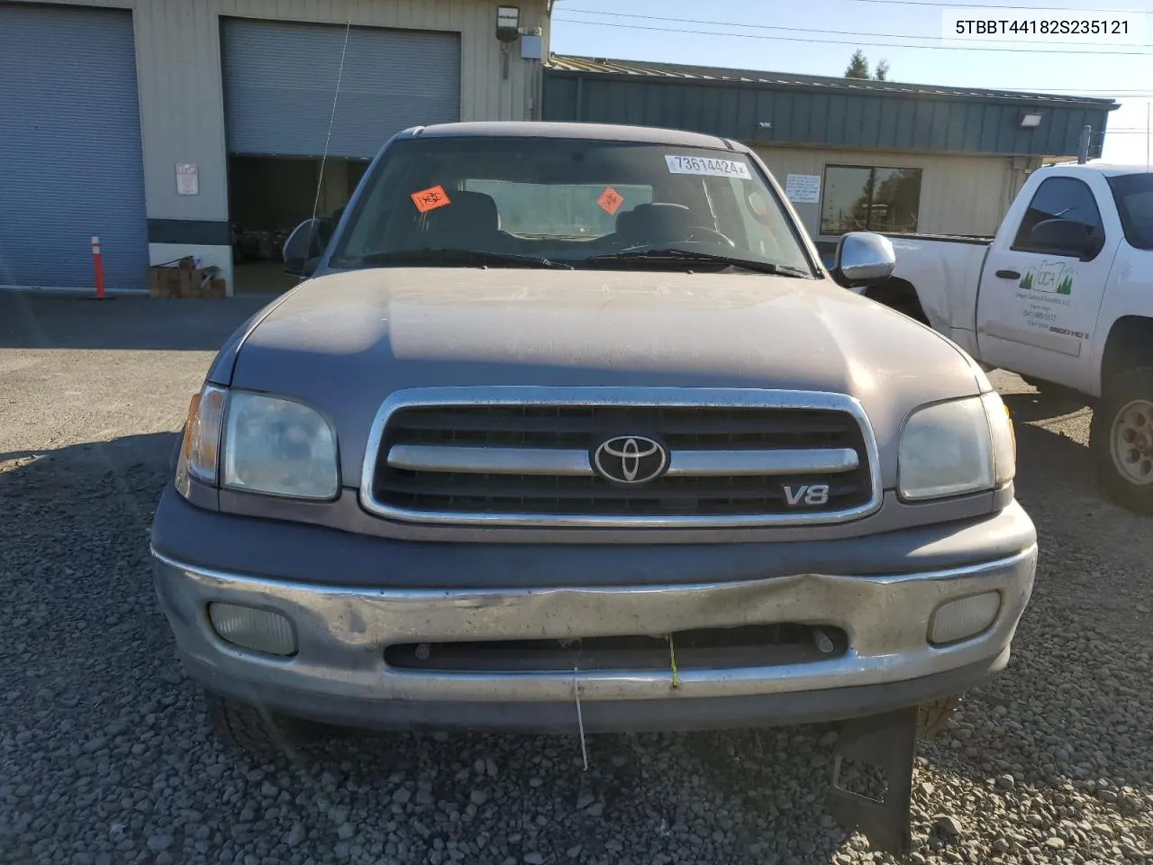 2002 Toyota Tundra Access Cab VIN: 5TBBT44182S235121 Lot: 73614424