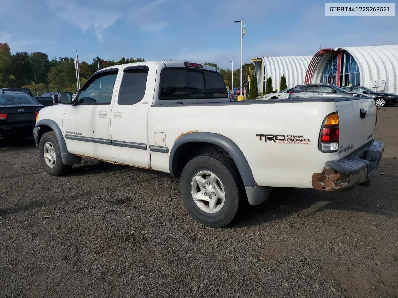 2002 Toyota Tundra Access Cab VIN: 5TBBT44122S268521 Lot: 74530994