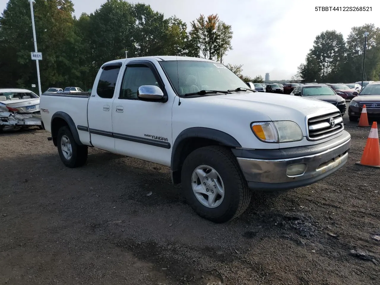 2002 Toyota Tundra Access Cab VIN: 5TBBT44122S268521 Lot: 74530994