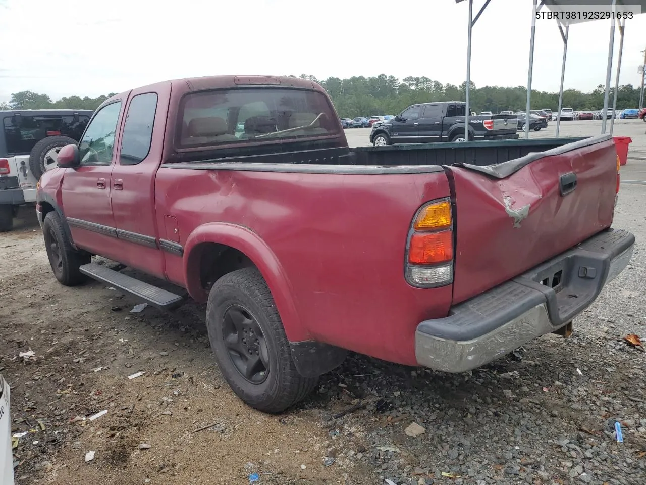 2002 Toyota Tundra Access Cab Limited VIN: 5TBRT38192S291653 Lot: 74547144