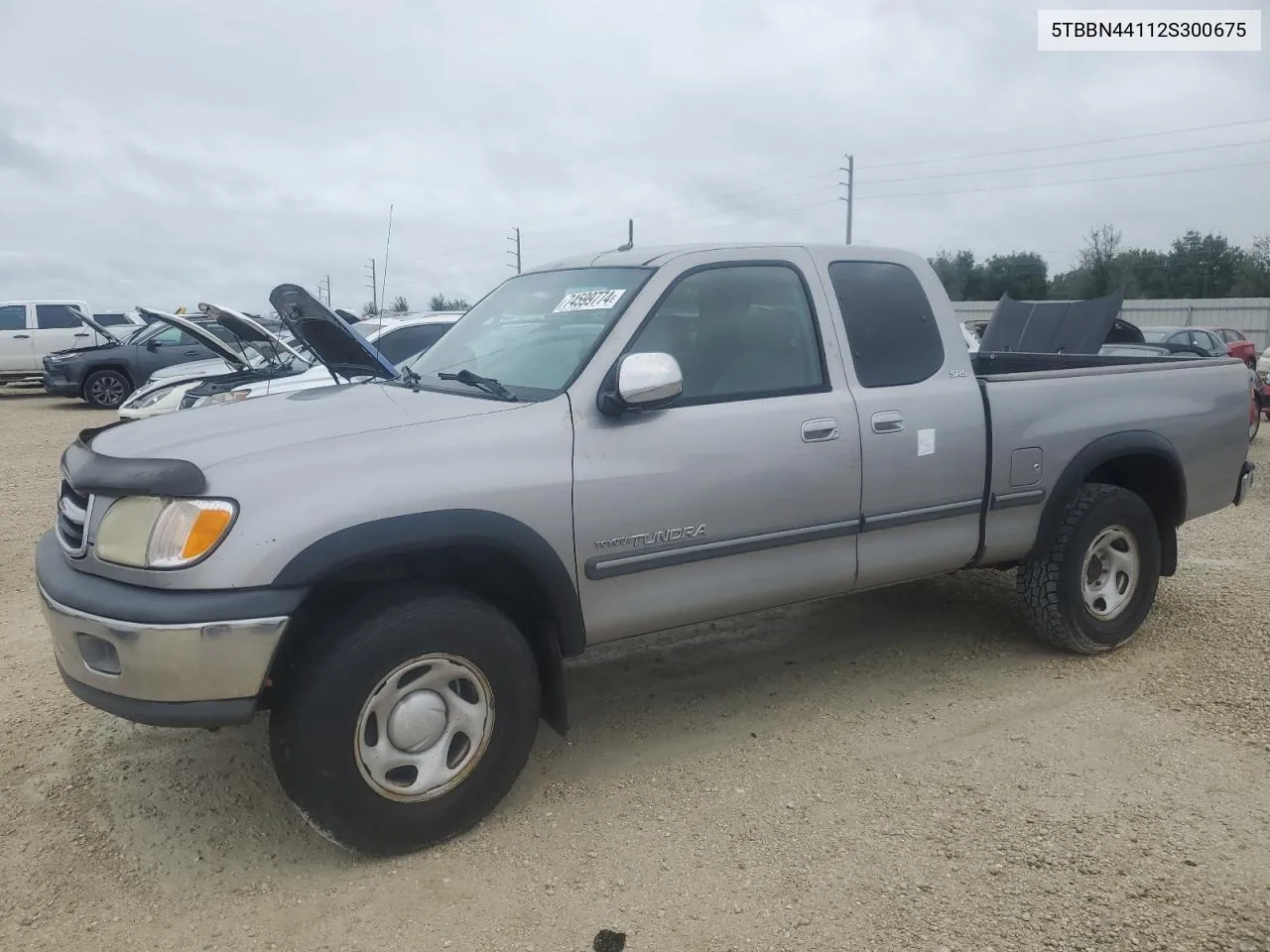 2002 Toyota Tundra Access Cab Sr5 VIN: 5TBBN44112S300675 Lot: 74599774