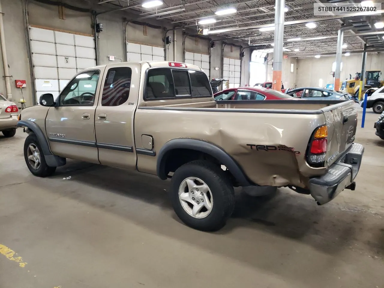 2002 Toyota Tundra Access Cab VIN: 5TBBT44152S267802 Lot: 75188294