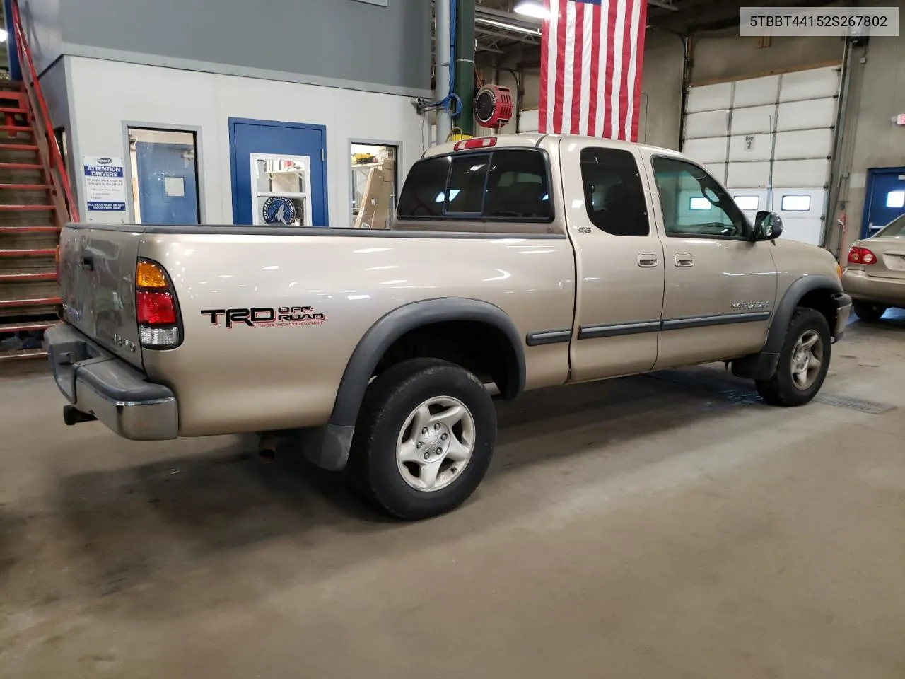 2002 Toyota Tundra Access Cab VIN: 5TBBT44152S267802 Lot: 75188294