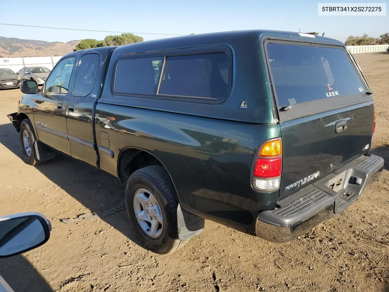 2002 Toyota Tundra Access Cab VIN: 5TBRT341X2S272275 Lot: 75306244