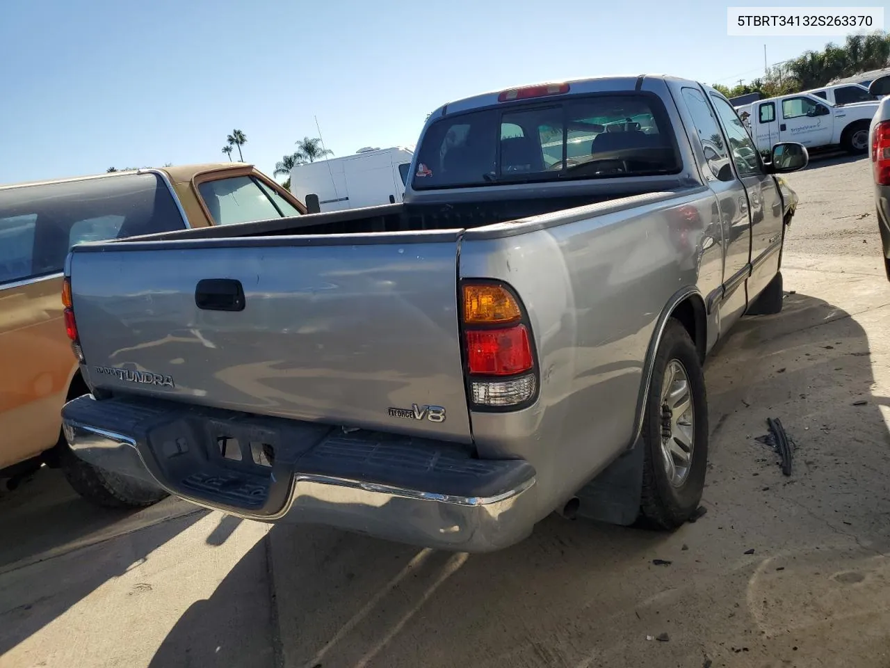 2002 Toyota Tundra Access Cab VIN: 5TBRT34132S263370 Lot: 75500474