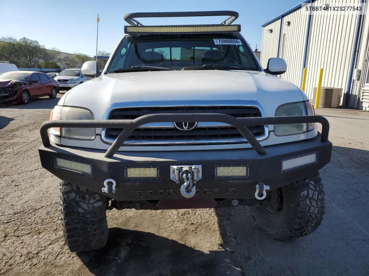 2002 Toyota Tundra Access Cab Limited VIN: 5TBBT481X2S277543 Lot: 75960894