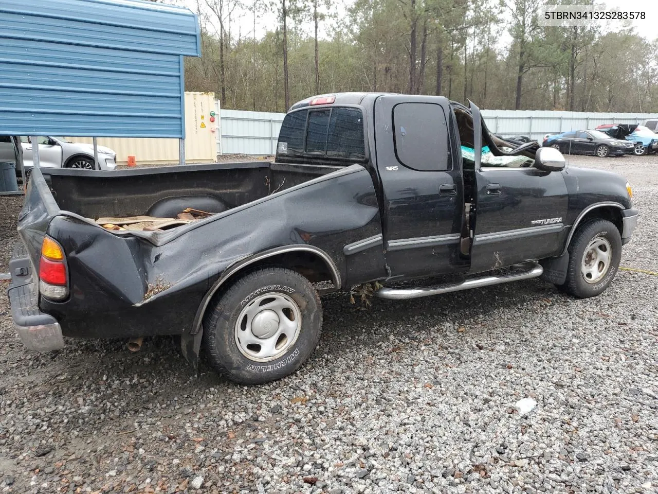 2002 Toyota Tundra Access Cab Sr5 VIN: 5TBRN34132S283578 Lot: 76174624