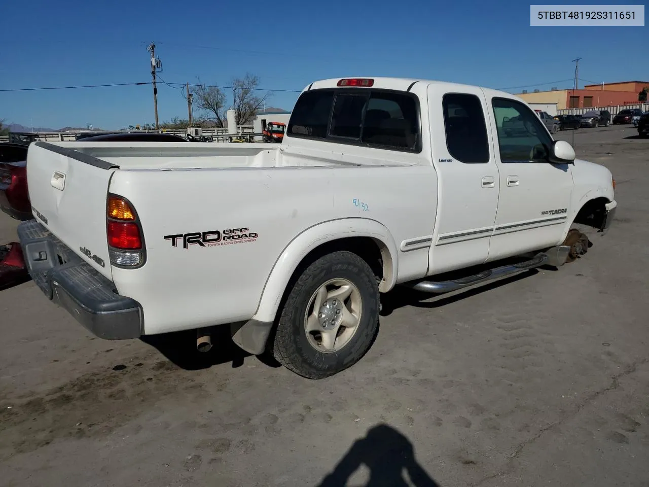 5TBBT48192S311651 2002 Toyota Tundra Access Cab Limited