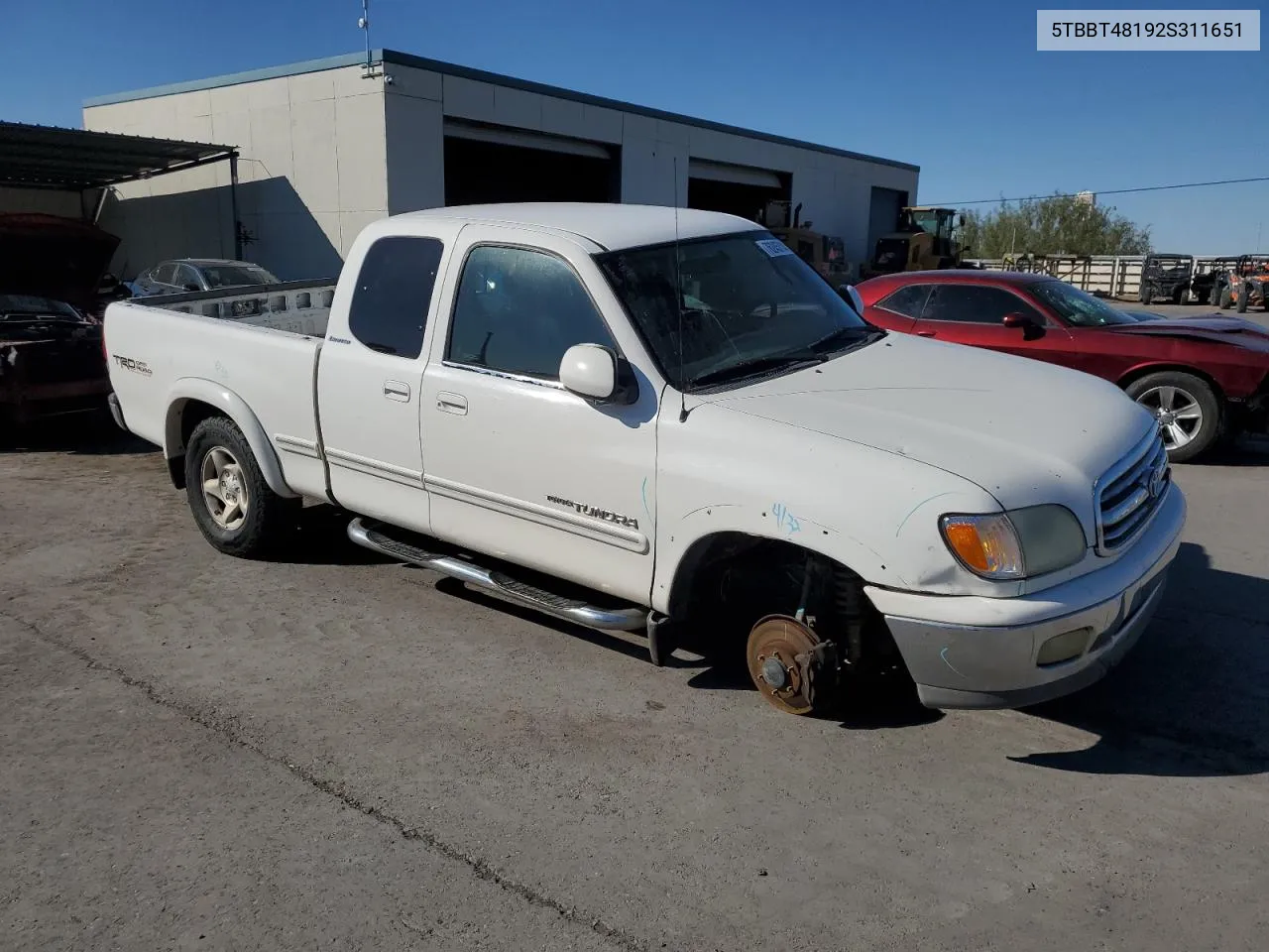 2002 Toyota Tundra Access Cab Limited VIN: 5TBBT48192S311651 Lot: 76245714