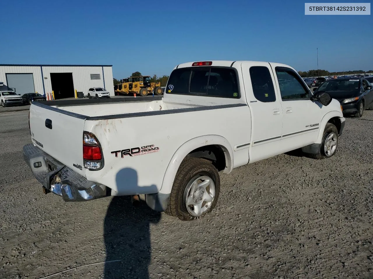 5TBRT38142S231392 2002 Toyota Tundra Access Cab Limited