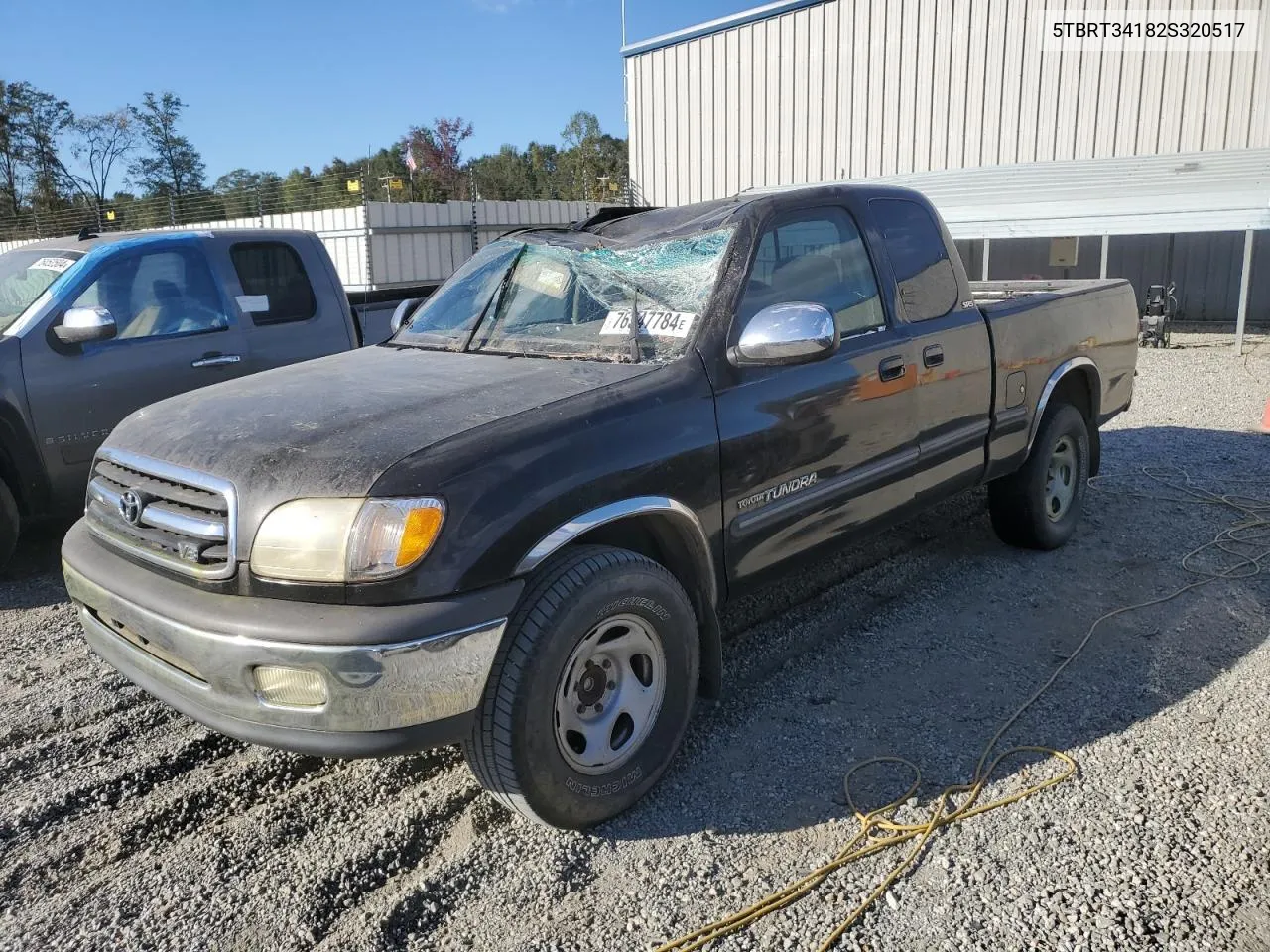 2002 Toyota Tundra Access Cab VIN: 5TBRT34182S320517 Lot: 76547784