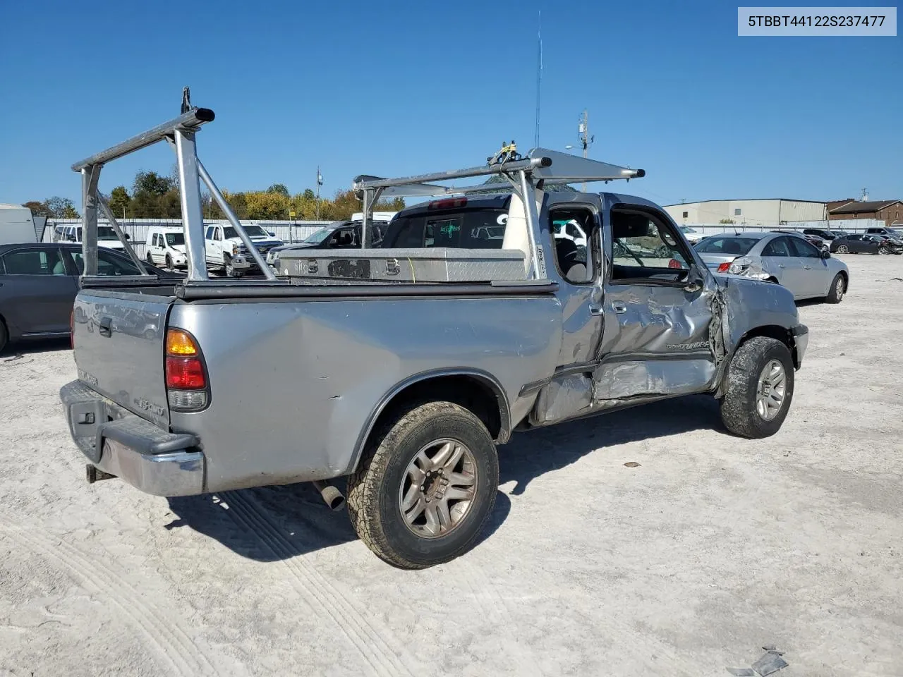 2002 Toyota Tundra Access Cab VIN: 5TBBT44122S237477 Lot: 76865074