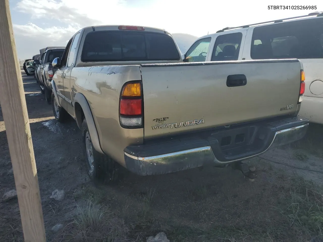 2002 Toyota Tundra Access Cab VIN: 5TBRT34102S266985 Lot: 77117034