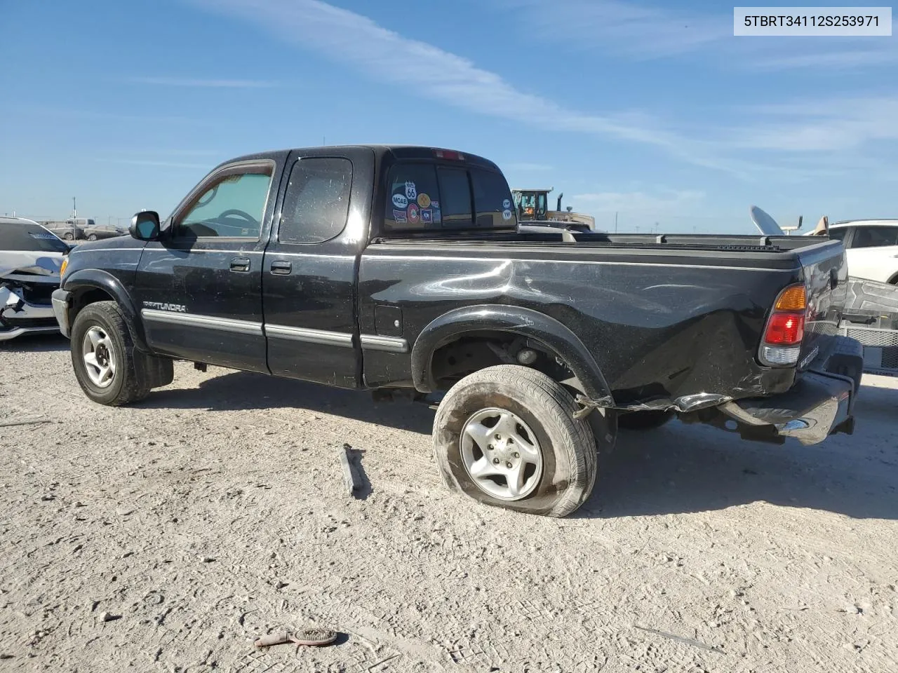 2002 Toyota Tundra Access Cab VIN: 5TBRT34112S253971 Lot: 77482034