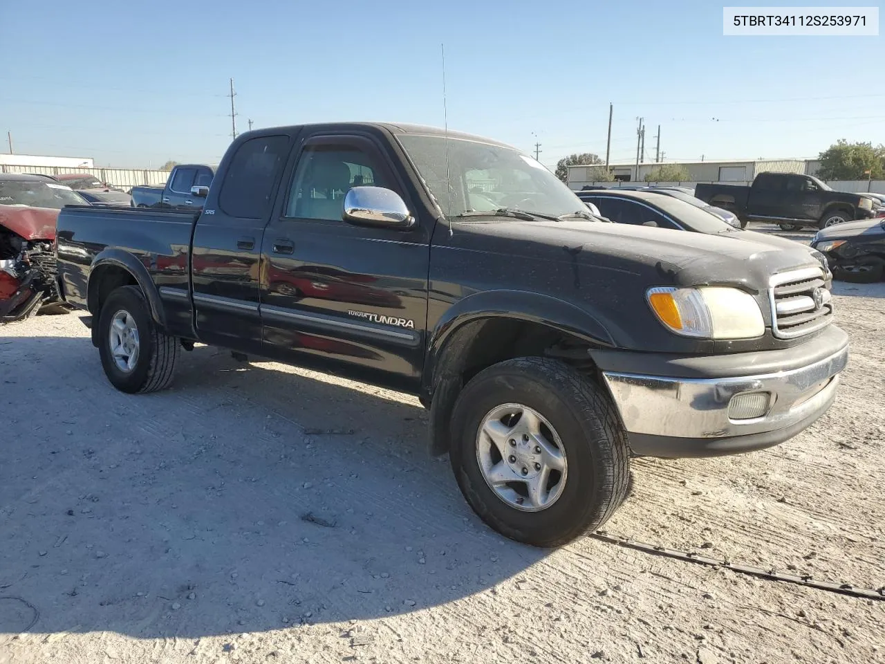 2002 Toyota Tundra Access Cab VIN: 5TBRT34112S253971 Lot: 77482034