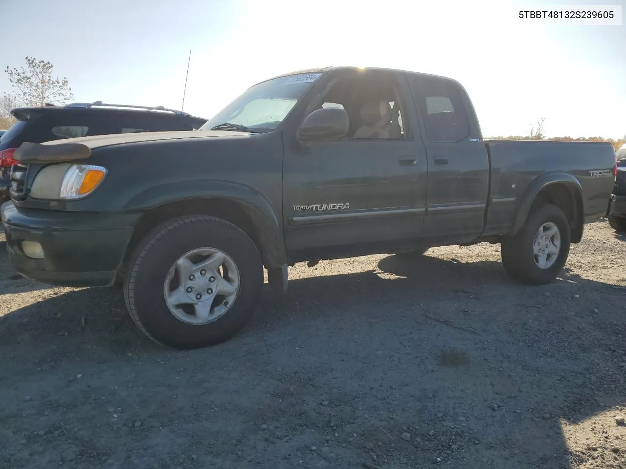 5TBBT48132S239605 2002 Toyota Tundra Access Cab Limited