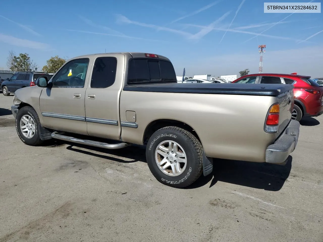 2002 Toyota Tundra Access Cab Sr5 VIN: 5TBRN341X2S284632 Lot: 77813384