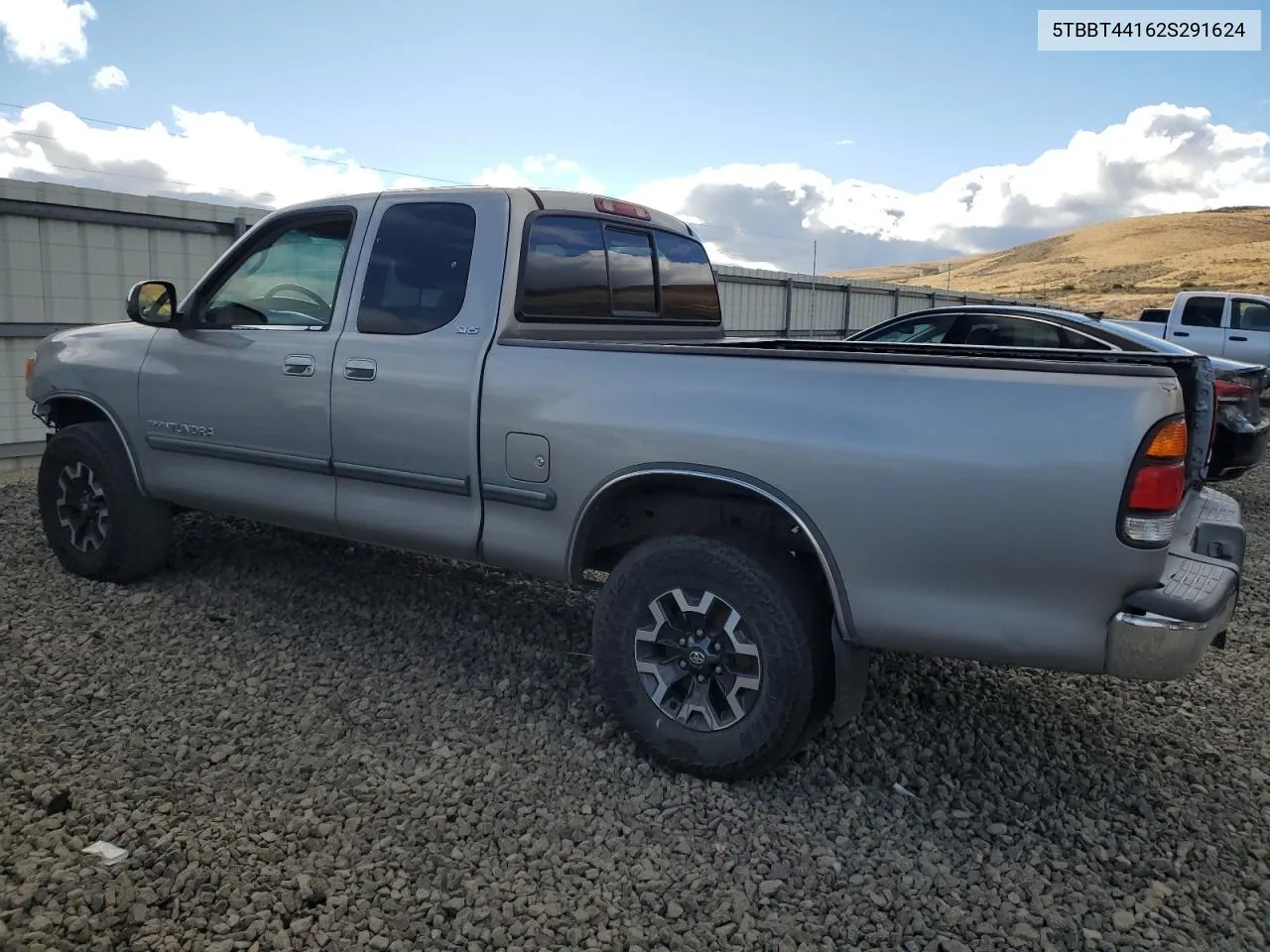 2002 Toyota Tundra Access Cab VIN: 5TBBT44162S291624 Lot: 77915284