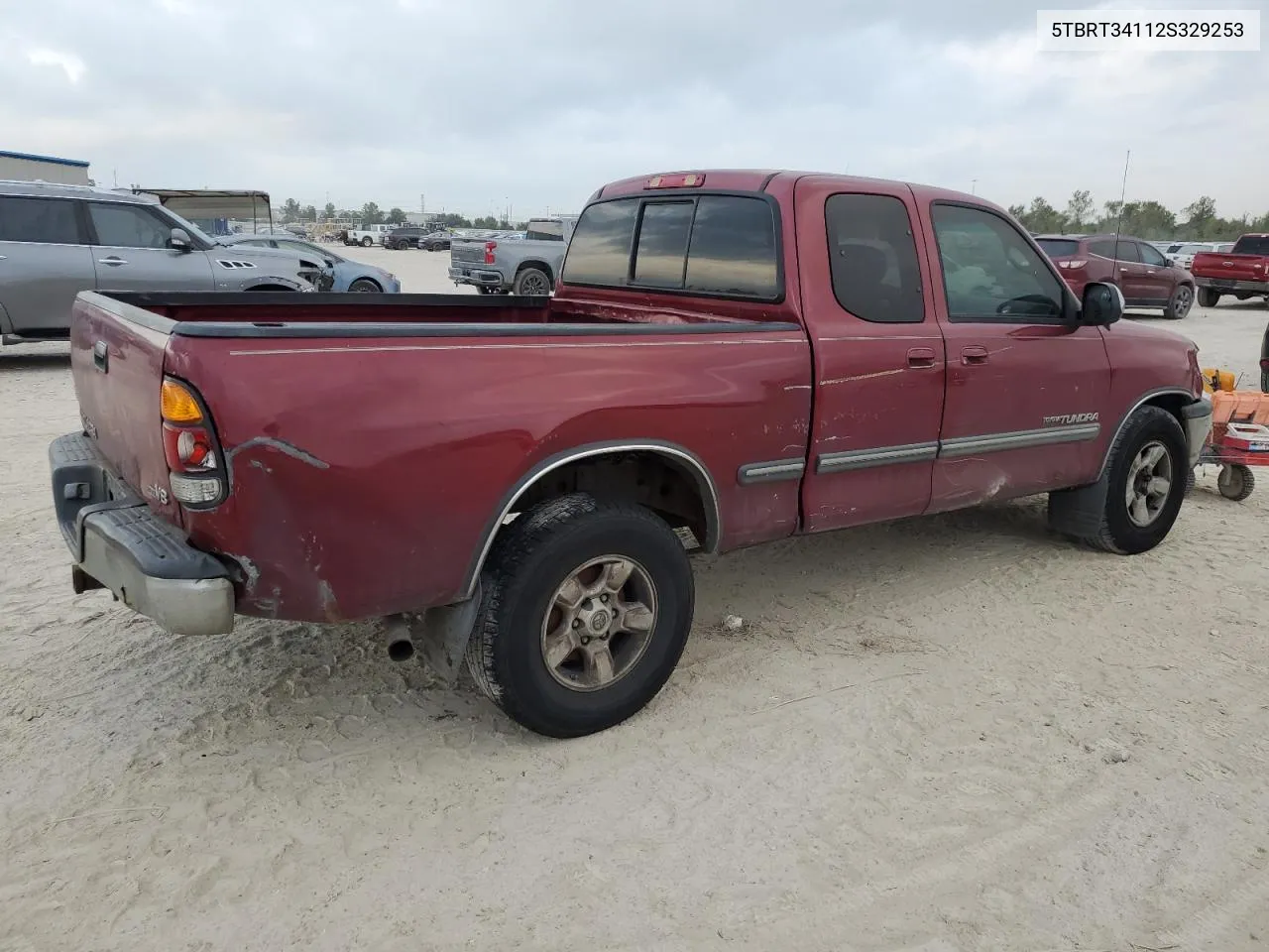 2002 Toyota Tundra Access Cab VIN: 5TBRT34112S329253 Lot: 78357424