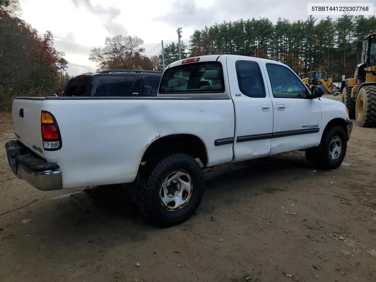 2002 Toyota Tundra Access Cab VIN: 5TBBT44122S307768 Lot: 78815024