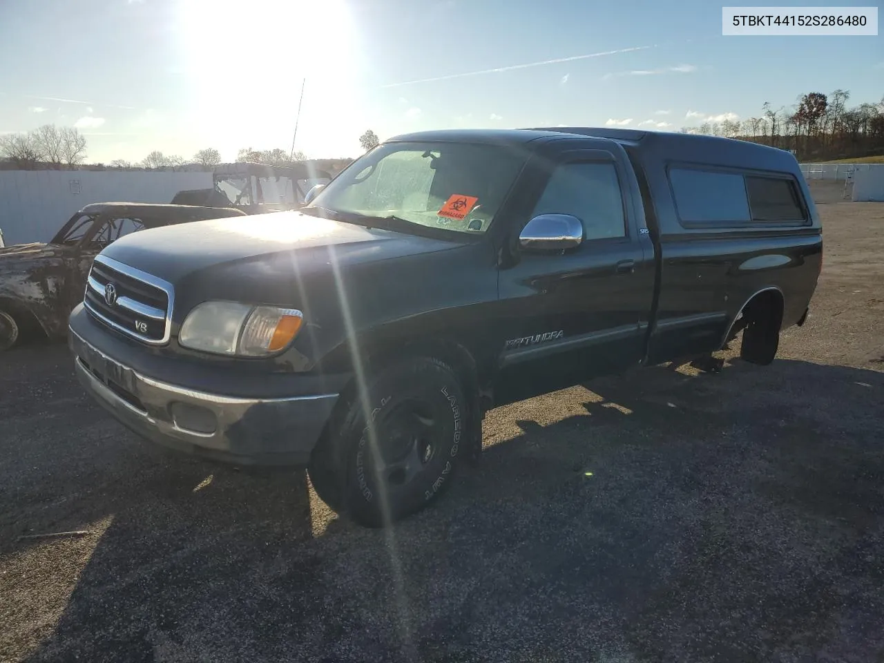 2002 Toyota Tundra Sr5 VIN: 5TBKT44152S286480 Lot: 78818714