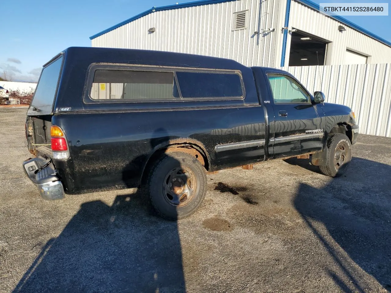 2002 Toyota Tundra Sr5 VIN: 5TBKT44152S286480 Lot: 78818714