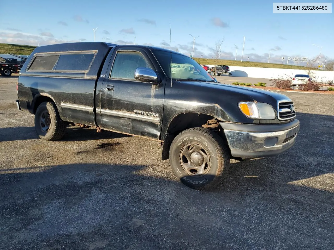 2002 Toyota Tundra Sr5 VIN: 5TBKT44152S286480 Lot: 78818714