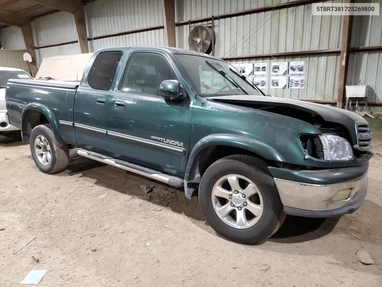 2002 Toyota Tundra Access Cab Limited VIN: 5TBRT38172S269800 Lot: 78867444