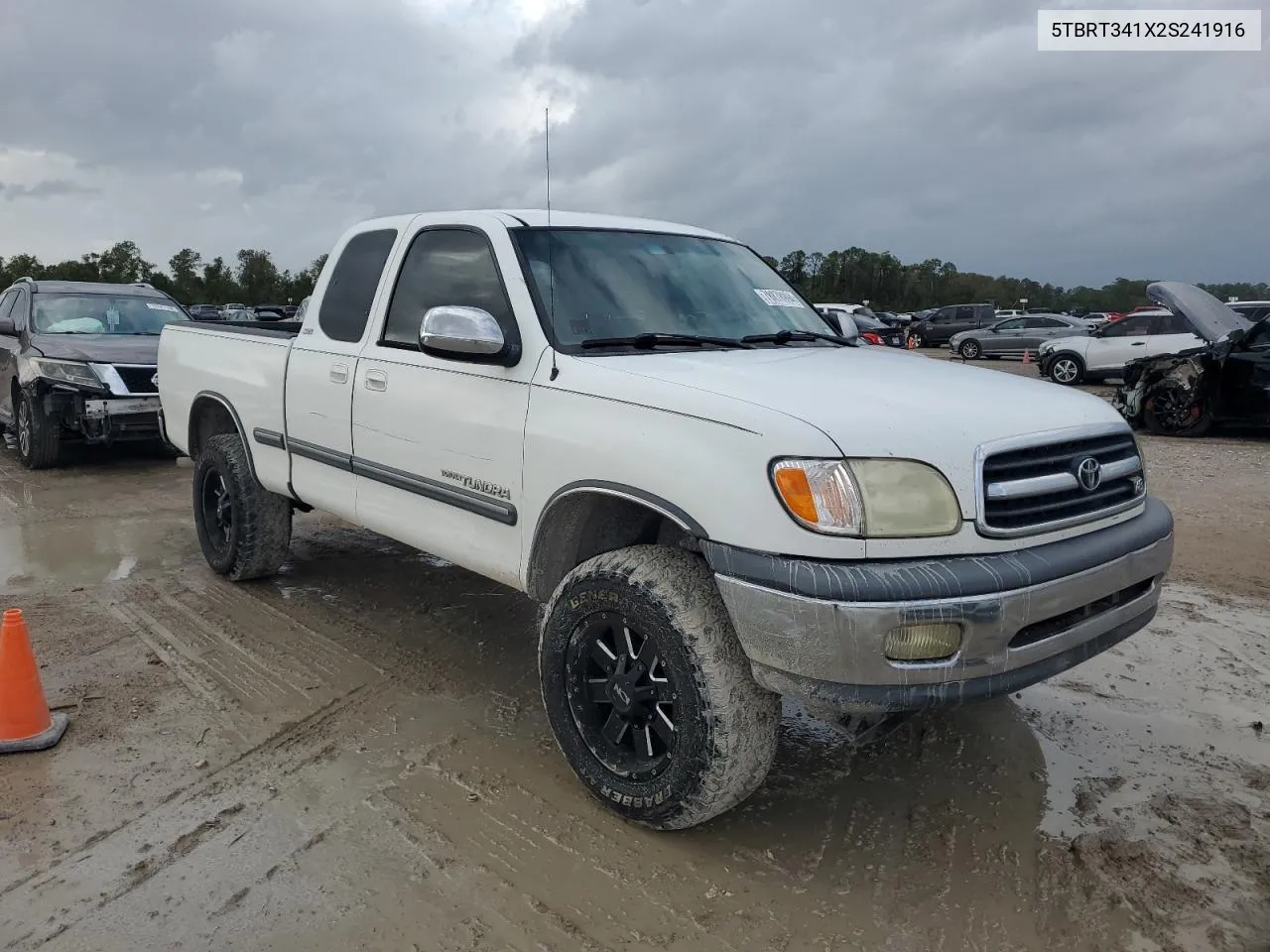 2002 Toyota Tundra Access Cab VIN: 5TBRT341X2S241916 Lot: 78878994