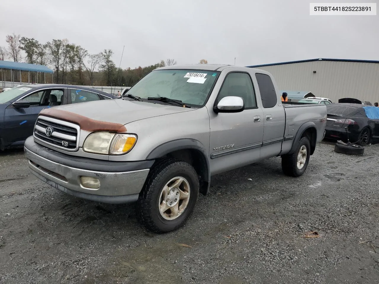 2002 Toyota Tundra Access Cab VIN: 5TBBT44182S223891 Lot: 79318414