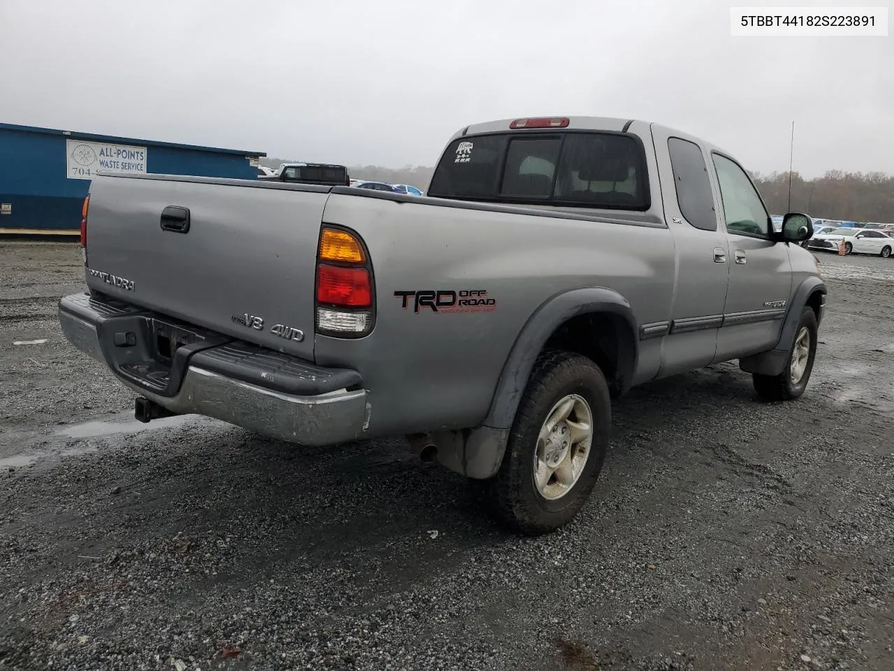 2002 Toyota Tundra Access Cab VIN: 5TBBT44182S223891 Lot: 79318414