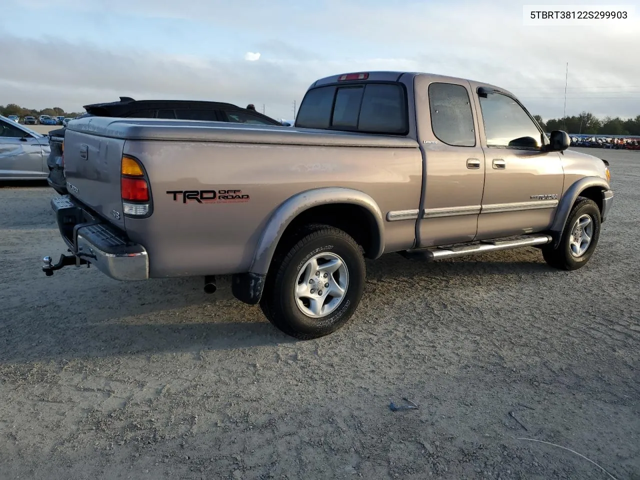 2002 Toyota Tundra Access Cab Limited VIN: 5TBRT38122S299903 Lot: 79517384