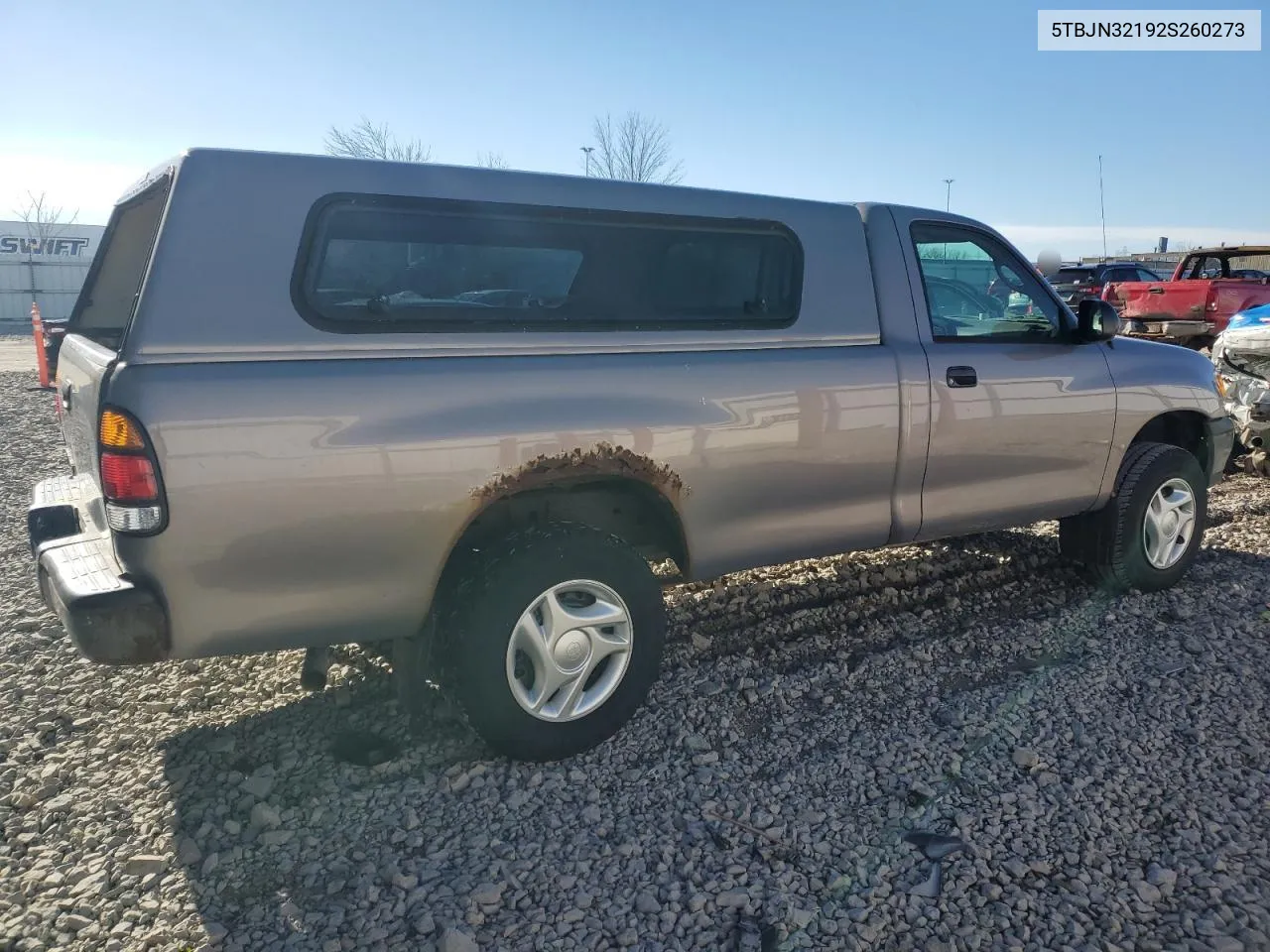 2002 Toyota Tundra VIN: 5TBJN32192S260273 Lot: 79831734