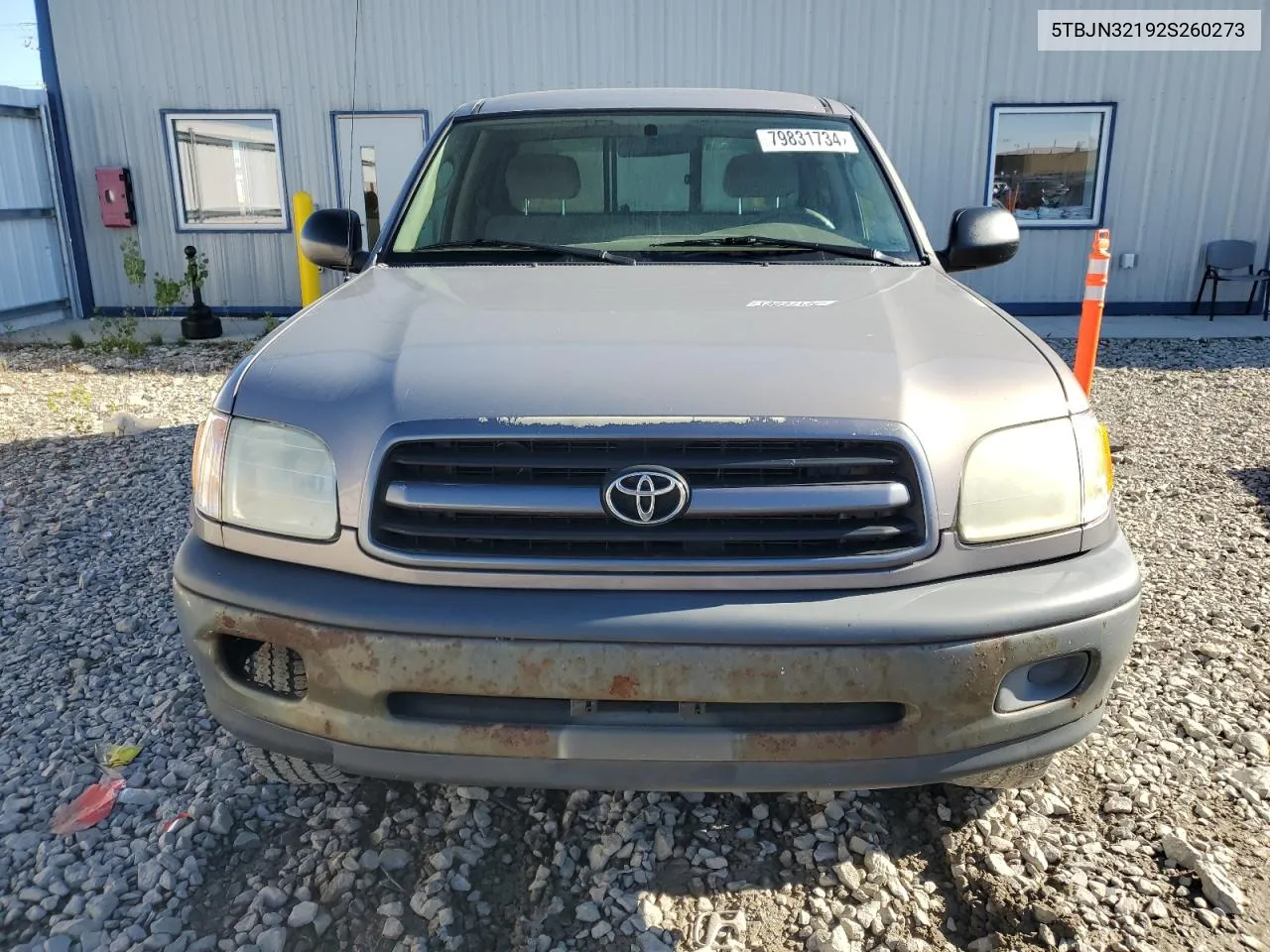 2002 Toyota Tundra VIN: 5TBJN32192S260273 Lot: 79831734