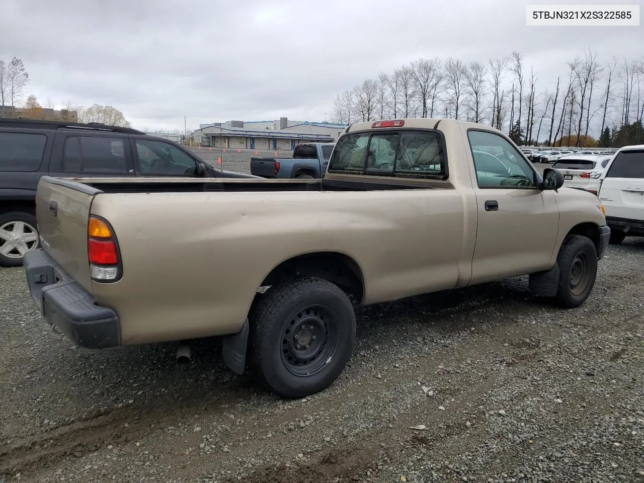 2002 Toyota Tundra VIN: 5TBJN321X2S322585 Lot: 80620574