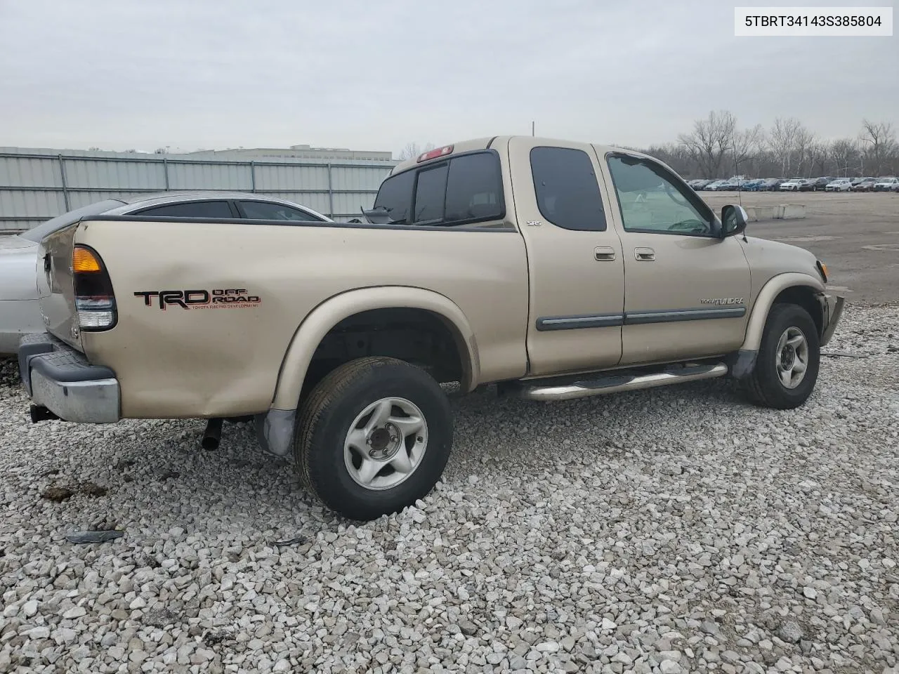 2003 Toyota Tundra Access Cab Sr5 VIN: 5TBRT34143S385804 Lot: 45081184