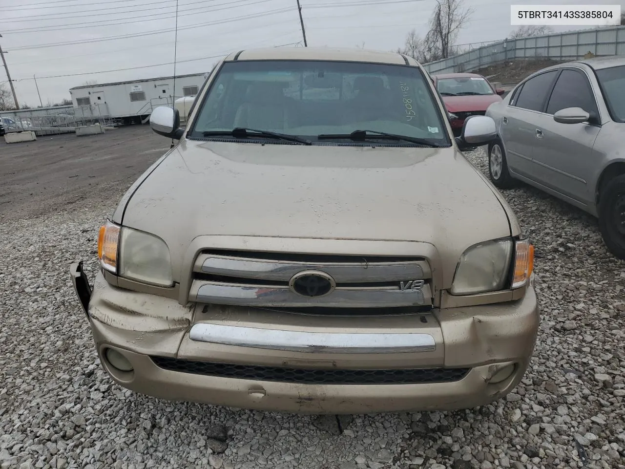 2003 Toyota Tundra Access Cab Sr5 VIN: 5TBRT34143S385804 Lot: 45081184