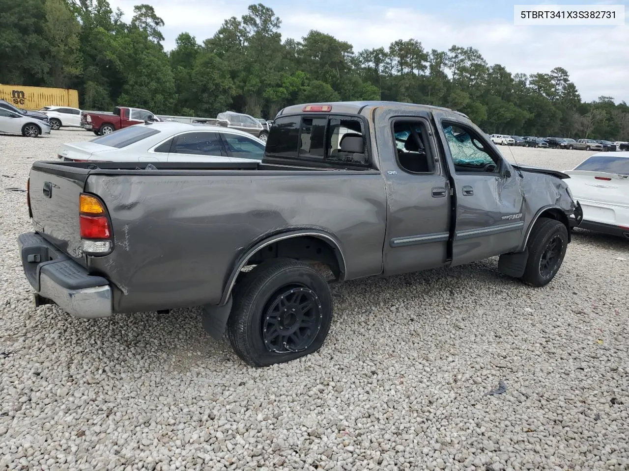 2003 Toyota Tundra Access Cab Sr5 VIN: 5TBRT341X3S382731 Lot: 52091814