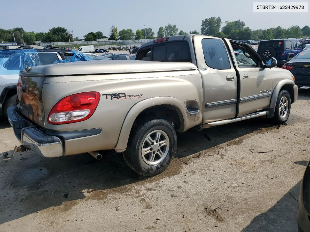 2003 Toyota Tundra Access Cab Sr5 VIN: 5TBRT34163S429978 Lot: 55407663