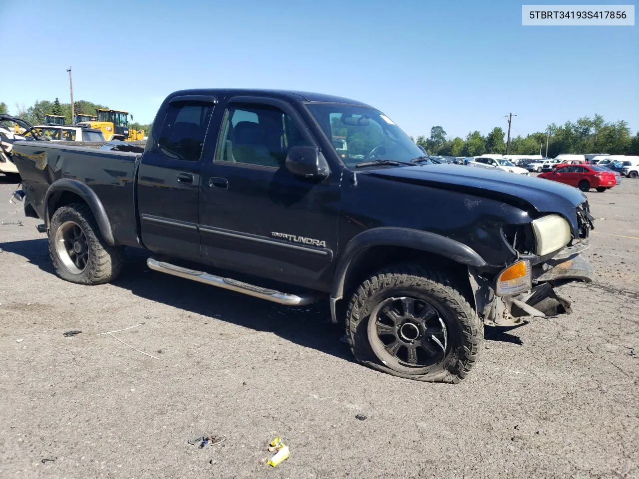 2003 Toyota Tundra Access Cab Sr5 VIN: 5TBRT34193S417856 Lot: 57704954