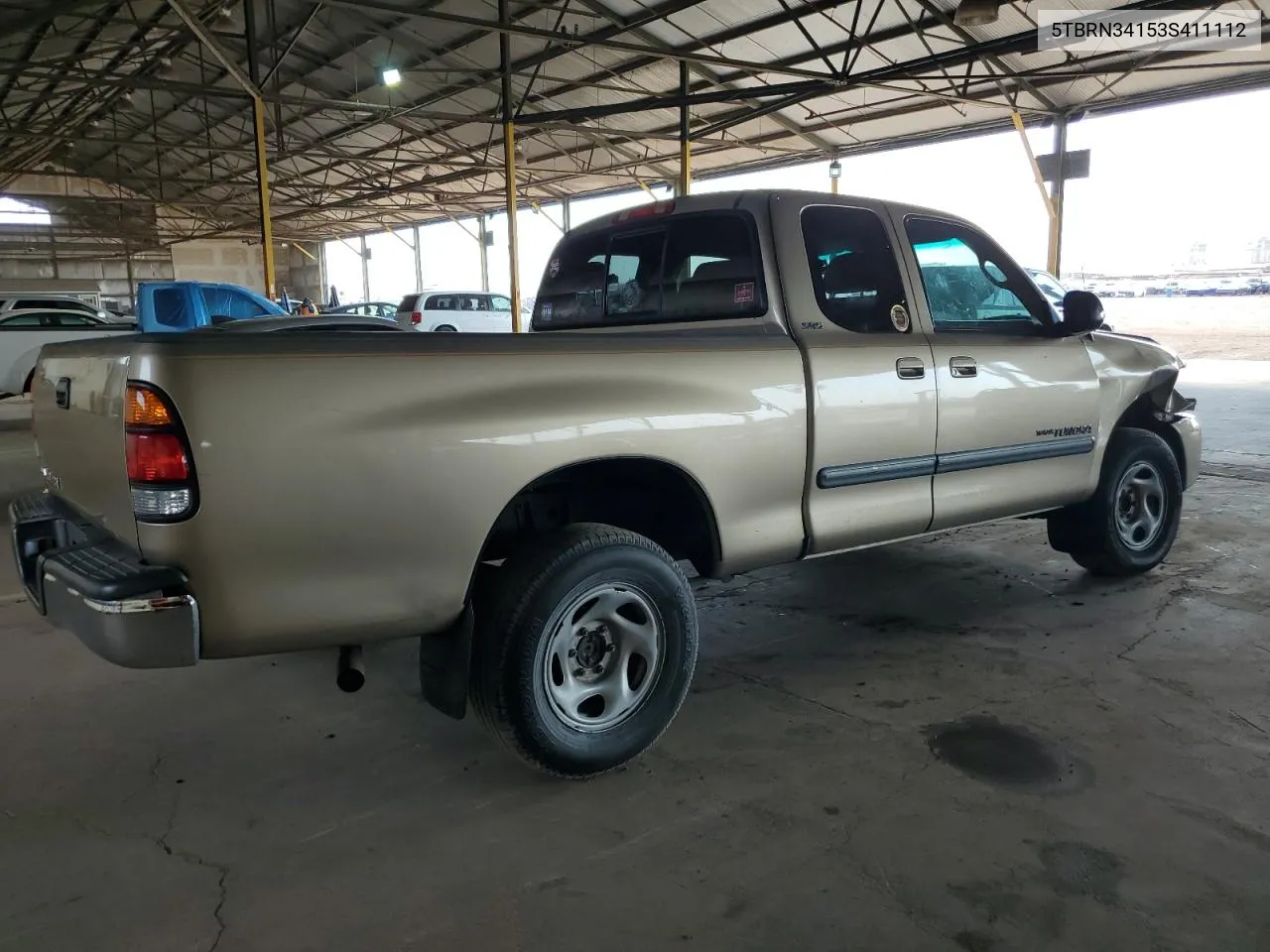 2003 Toyota Tundra Access Cab Sr5 VIN: 5TBRN34153S411112 Lot: 64407044