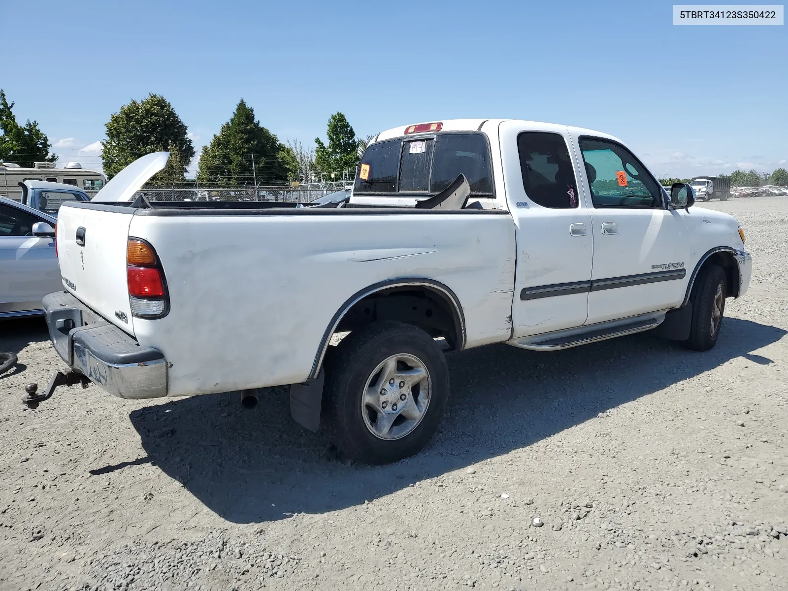 2003 Toyota Tundra Access Cab Sr5 VIN: 5TBRT34123S350422 Lot: 67525724