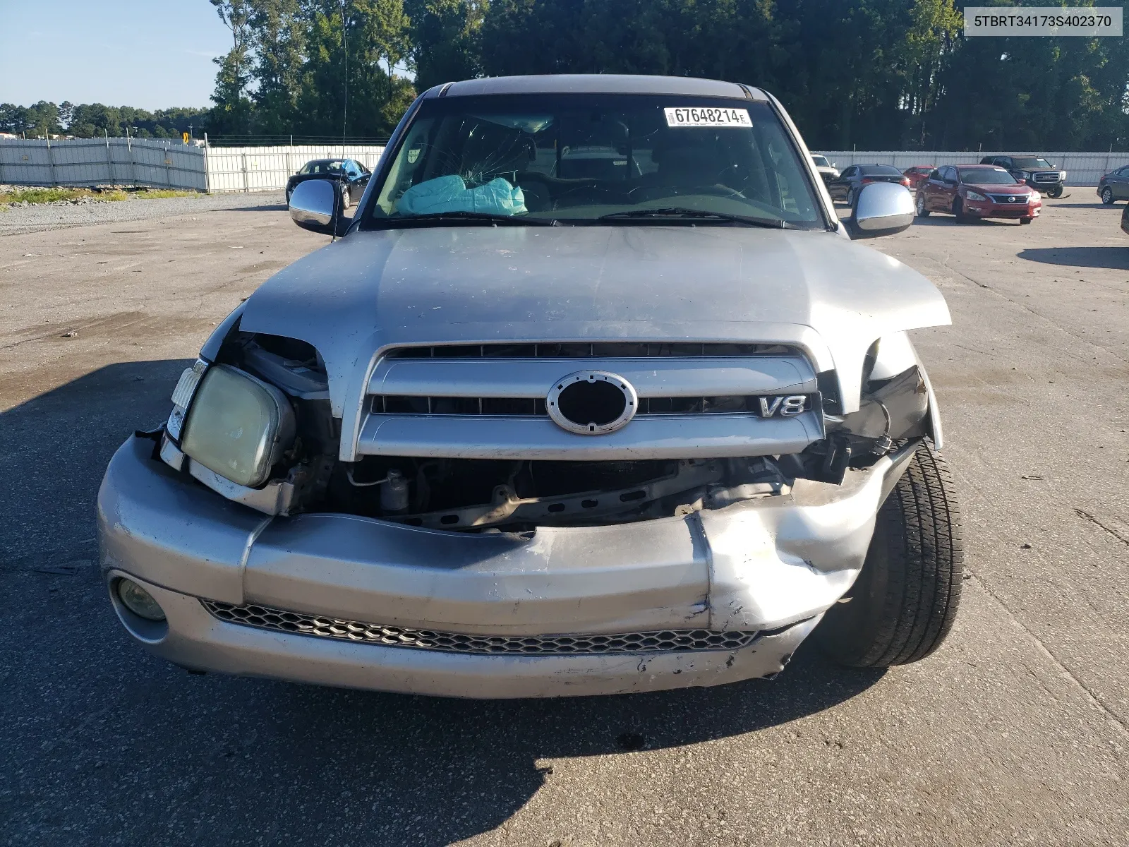 2003 Toyota Tundra Access Cab Sr5 VIN: 5TBRT34173S402370 Lot: 67648214