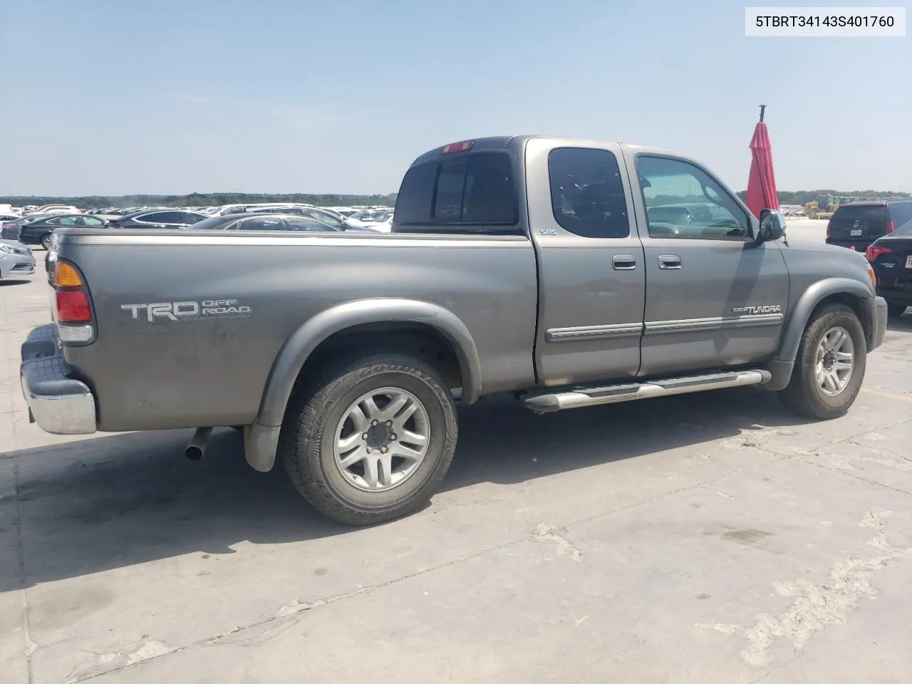 2003 Toyota Tundra Access Cab Sr5 VIN: 5TBRT34143S401760 Lot: 67828534