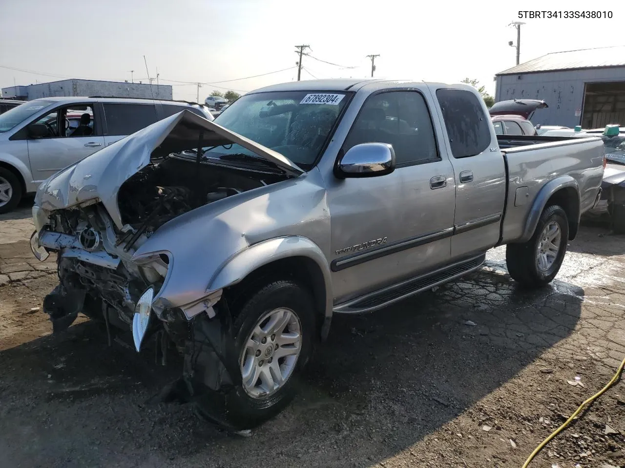 2003 Toyota Tundra Access Cab Sr5 VIN: 5TBRT34133S438010 Lot: 67892304