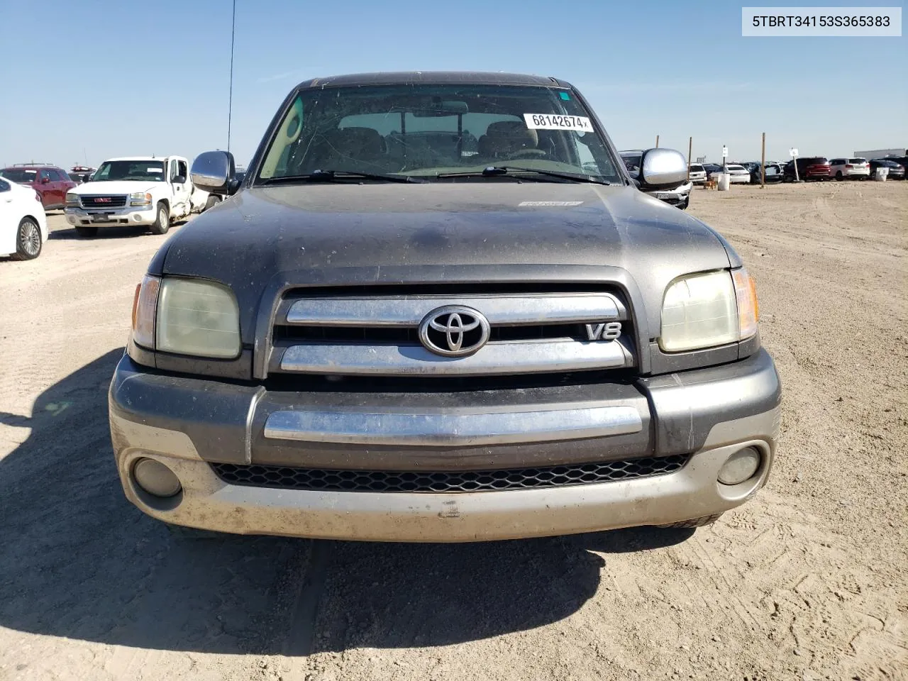 2003 Toyota Tundra Access Cab Sr5 VIN: 5TBRT34153S365383 Lot: 68142674